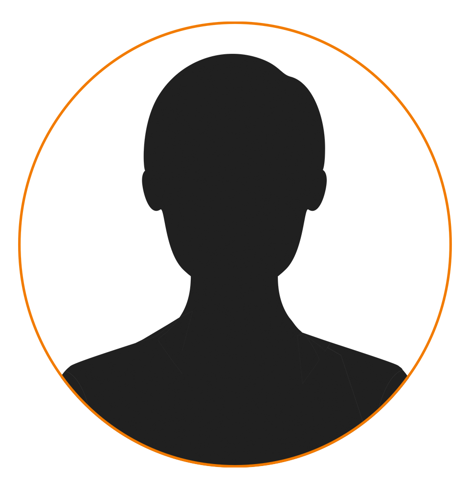 placeholder with orange ring frame