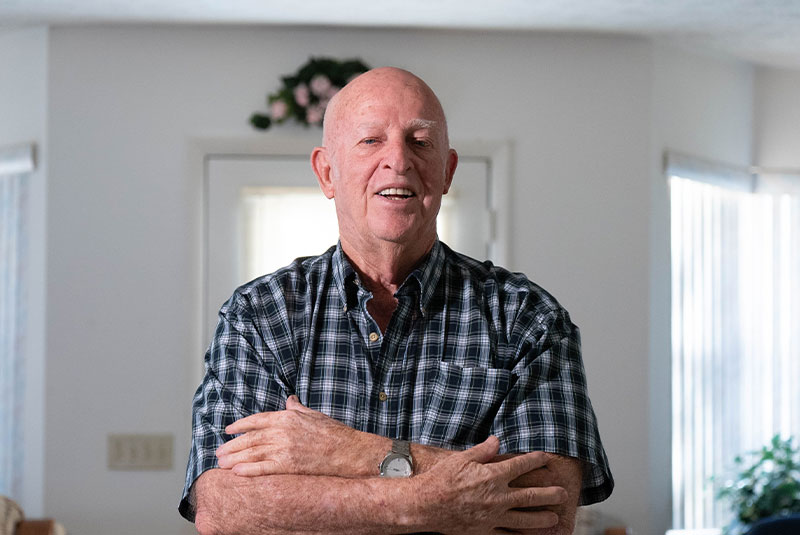 Headshot of patient smiling brightly
