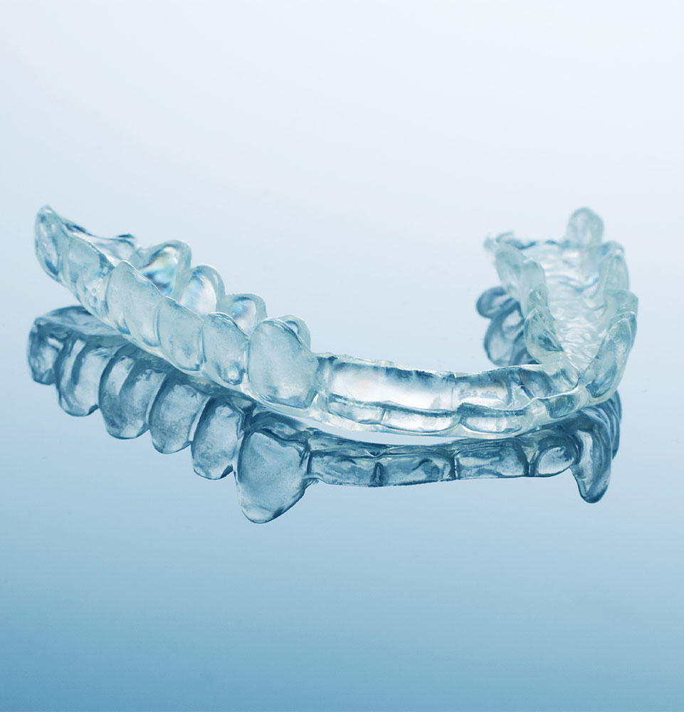 close uo of night dental guard